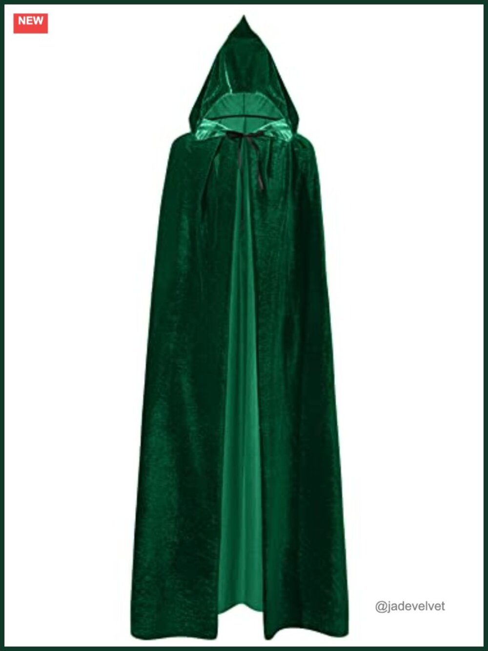 Unisex Hooded Velvet Cape Cloak 100% Polyester Halloween Costume